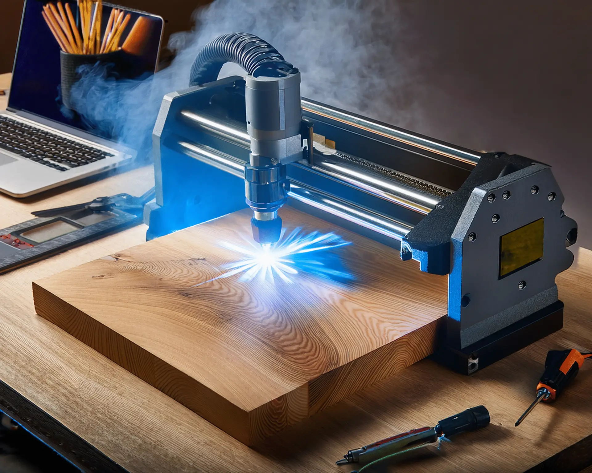 laser engraving wood