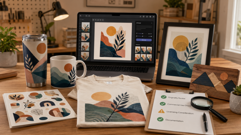 AI-generated Designs on products you sell