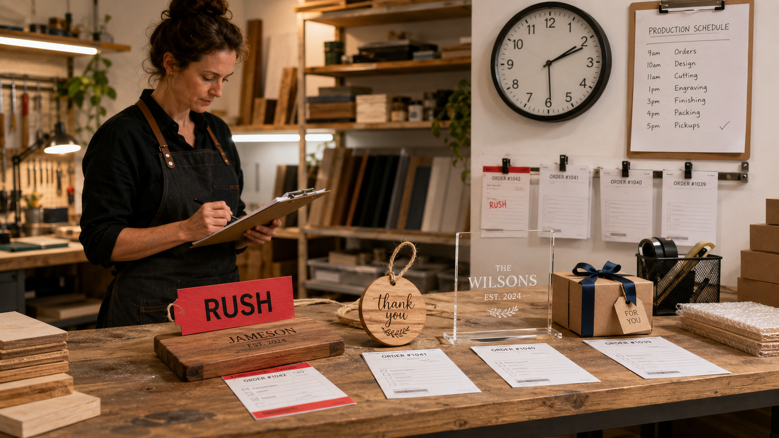 rush orders for custom products